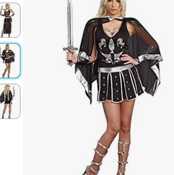 NEW Glorious Gladiator Women's Halloween 🦇 Costume SALE ‼️ - Picture 15 of 15